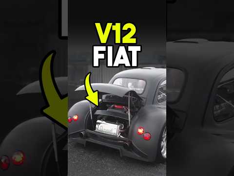 He Put a LAMBO V12 in a Tiny Fiat 💀