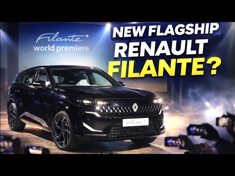 New Renault Filante Revealed Today As a Global Flagship Crossover