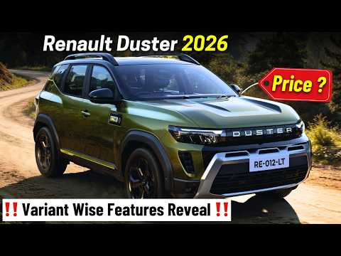 Renault Duster 2026 – Variant Wise Features and Value for Money Variant | Which Variant to Buy ?