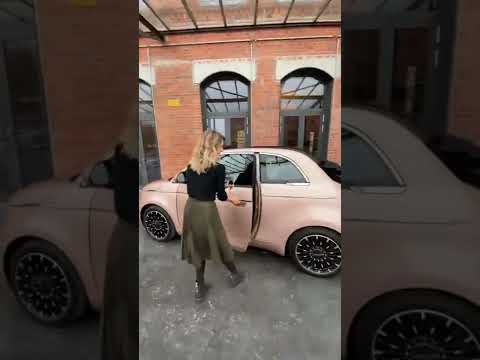 The new Fiat 500 💝 #shorts #ytshorts #cars #jessycar #jessycargirl #fiat #fiat500