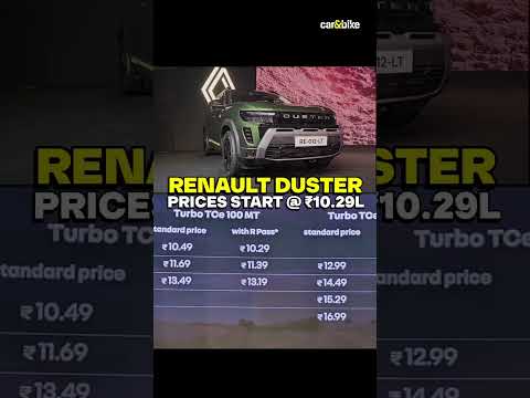 What do you think of the prices for the new Renault Duster?